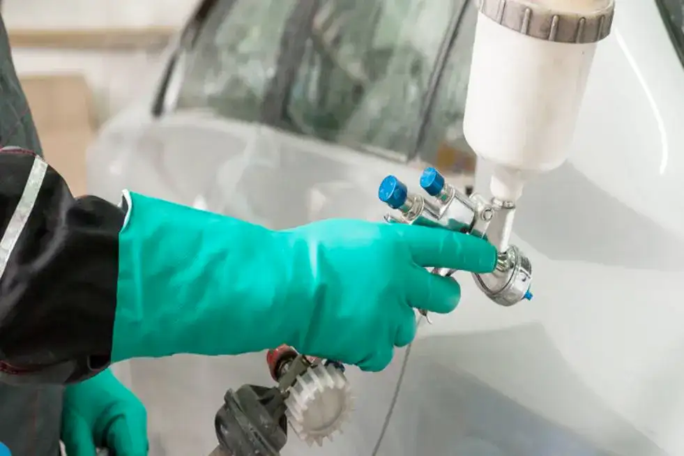 paint and restoration work being done